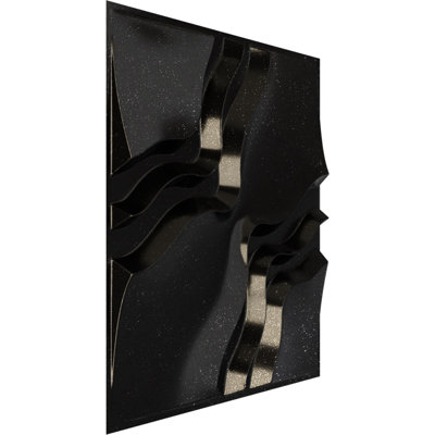 19 5/8"W x 19 5/8"H Rogue EnduraWall Decorative 3D Wall Panel, Textured Metallic Galaxy (Covers 2.67 Sq. Ft.)