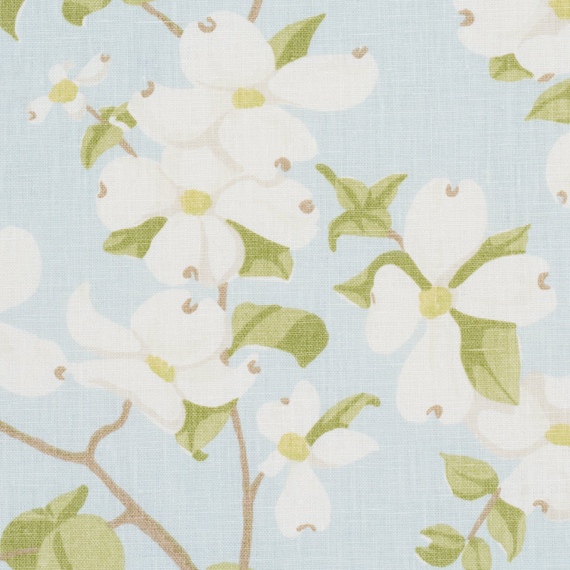 Blooming Branch Fabric, Sky