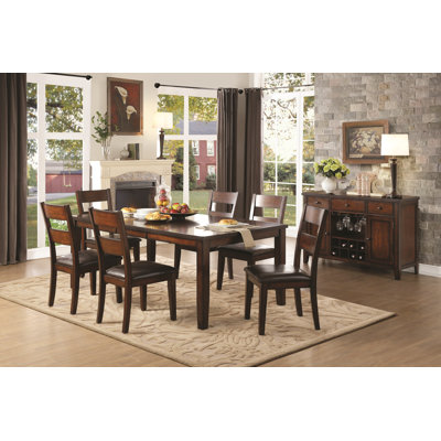 Abdulkadyr 78" W Extendable Dining Table