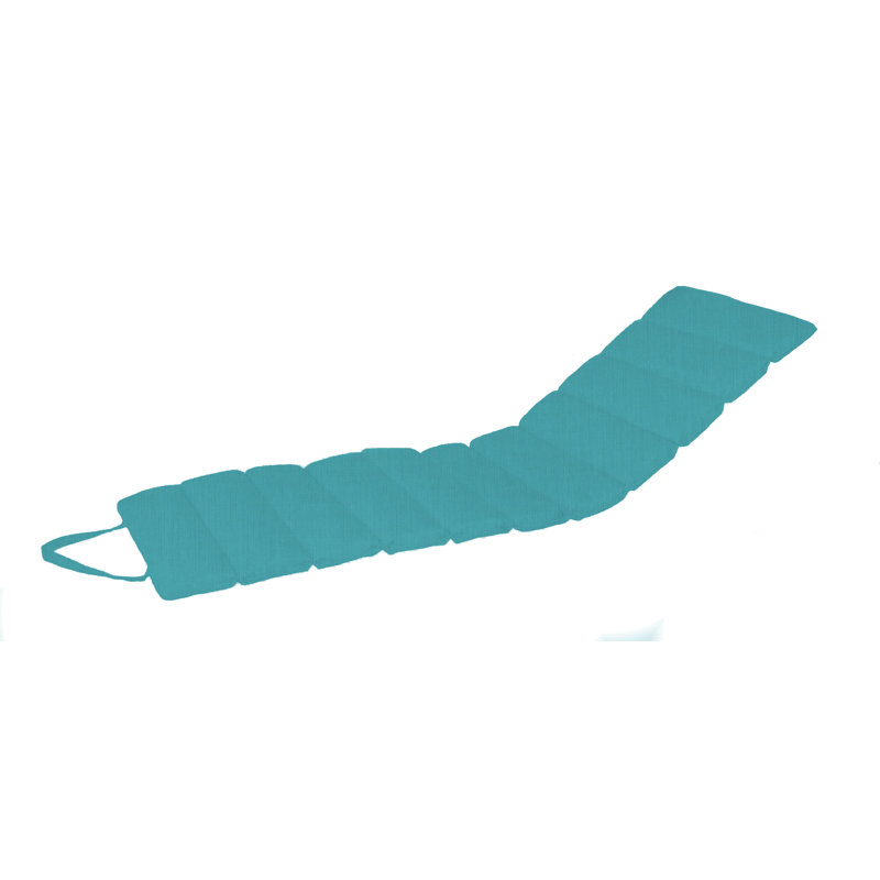 Coussin de chaise longue Sunbrella, Tissage uni palette paon Sunbrella®