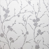 Meiying Floral Metallic Wallpaper Roll