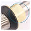 Drain escamotable avec trop-plein et panier-filtre pour lavabos vasques, acier inoxydable nickel brossé
