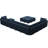 Wylodene U-Shaped Velvet Reversible Modular Sectional-1729195520
