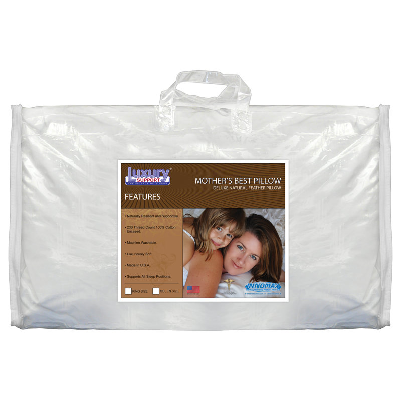 Polyester Plush Pillow, King
