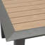Kalem Rectangular Extendable Outdoor Dining Table - 160 cm W 115 cm D