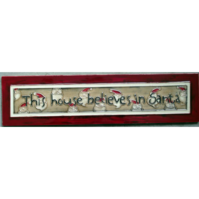 Carrelage mural 4 x 16 po House Believe Santa