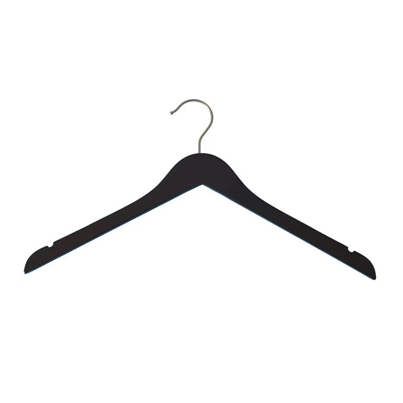 Cintre en bois Swifton pour robe / chandail / chandail, Noir