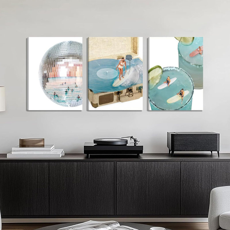3 Piece Wrapped Canvas Print