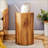 Versatile Cylindrical Table With Patterned Design For Diverse Interiors