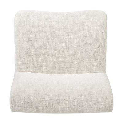 Arcelle Contemporary Minimalist Modular Compression Sectional Chair with Curved Armless Design
