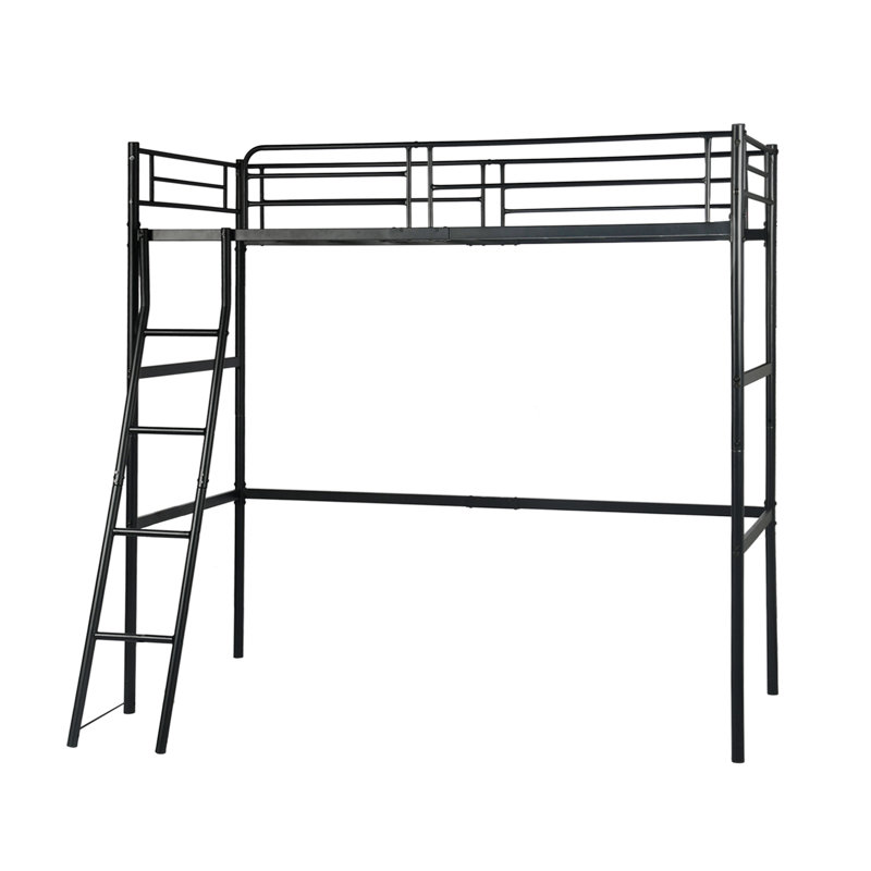 Metal Loft Bed with Multifunctional Design