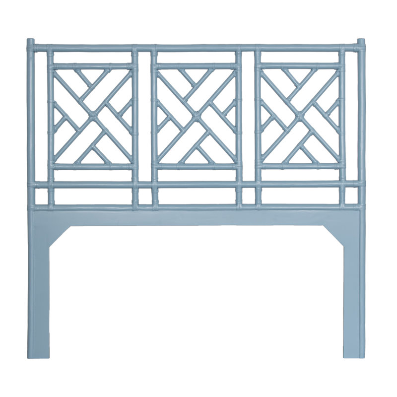 Chippendale Standard Bed, Queen, Pool Blue