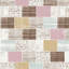 Tapis gris / rose / vert Jann-1814730923