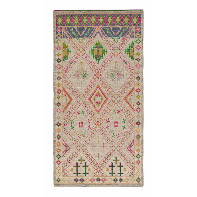 One-of-a-Kind 7'4" X 14'8" Hand Knotted Area Rug