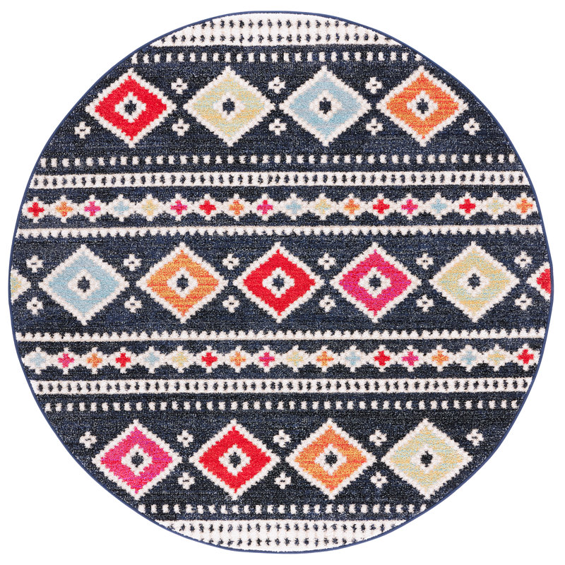 Stacey Performance Southwestern Rug, Round 6'