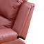 Causeuse inclinable manuelle en similicuir 68 po avec rangement et porte-gobelet 68 po-132942867