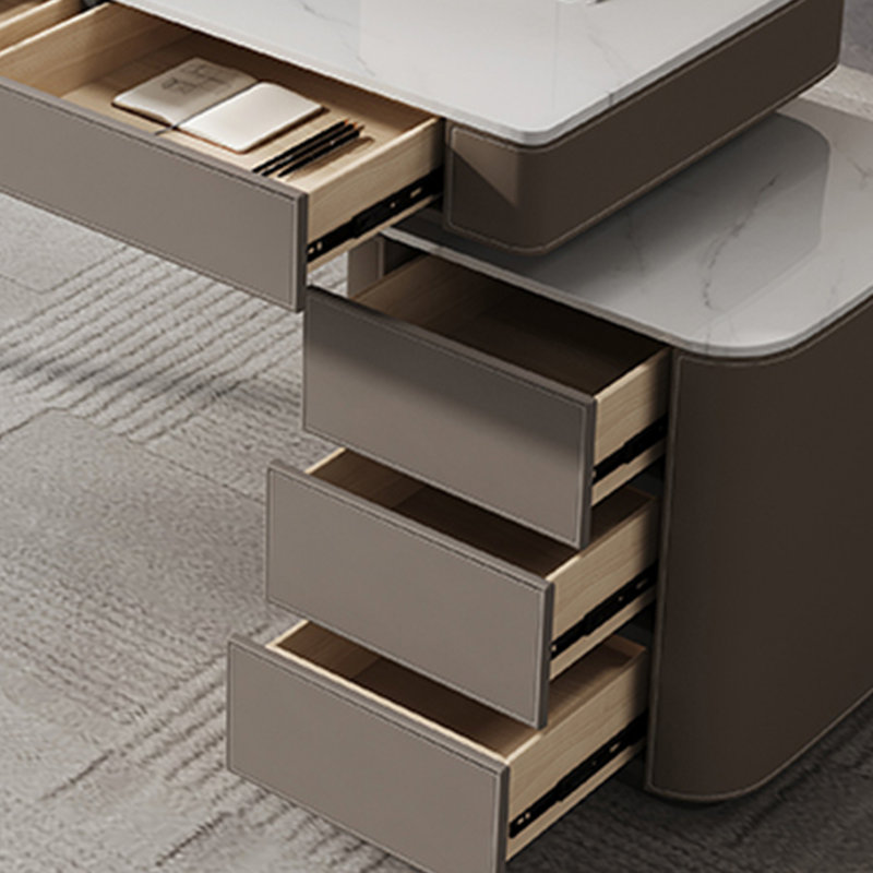 Bureau de luxe élégant, H 29,52 po x l 62,99 po x P 25,59 po