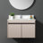 Bathroom Sink Vanity Top - 31 Inch White Marble, 4" High Backsplash, Water Damage Protection, Sintered Stone 31" Rectangular Sink, Absorption Prevention, Pre-Drilled Faucet Hole, Construction-611017069
