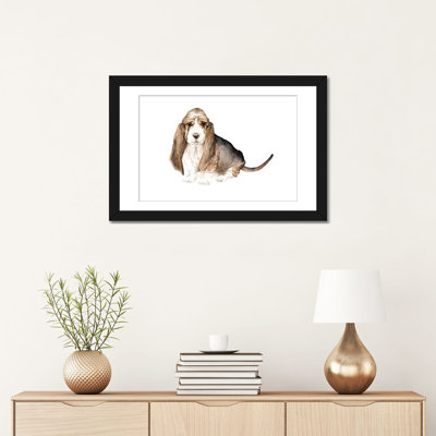 " Basset Hound " Watercolor