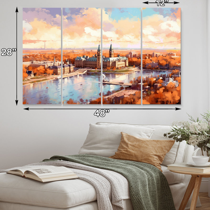 Cities & Countries Wall Decor on Metal