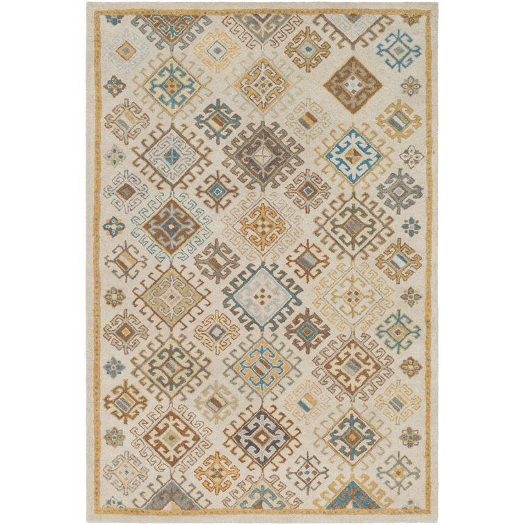 Dibri Wool Geometric Indoor Rug