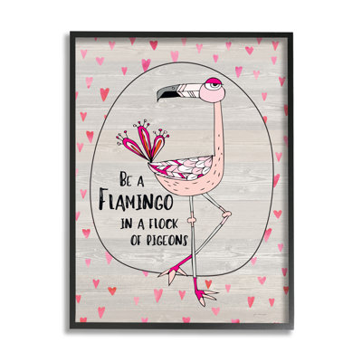 Caricature «Be a flamingo»
