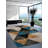 Chosposi HAND TUFTED SHAG POLYESTER ECO-FRIENDLY AREA RUGS - Multicolor | Geometric Design-444943251