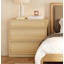 Table de chevet avec 3 tiroirs, grande table de bout moderne avec grand rangement pour le salon, table d'appoint en bois pour la chambre à coucher et rangement pour garde-robe-2139482505-2139482502