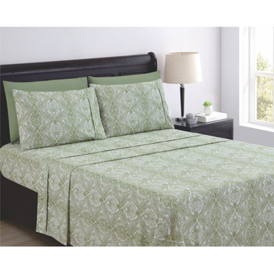 Sateen Paisley Sheet Set
