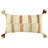 Cream Accent Striped Boho Chic Lumbar Pillow