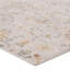 Tapis rayé blanc / gris clair fait à la main Pranshi-1939617278