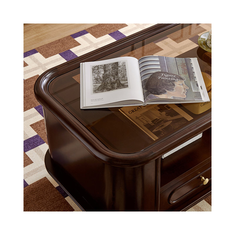 Table basse en bois massif