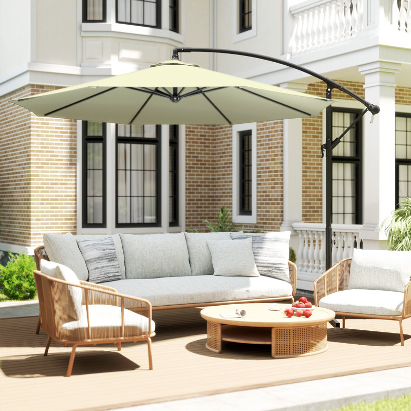 295cm Cantilever Parasol, Beige