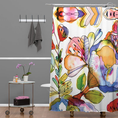 Rideau de douche simple Florela