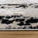Mickle Verano Modern Abstract Ivory Black Gray Rust High Low Easy Care Indooor Area Rug