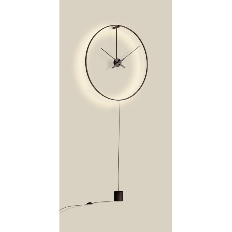 Ombra Aluminium Skeleton Wall Clock