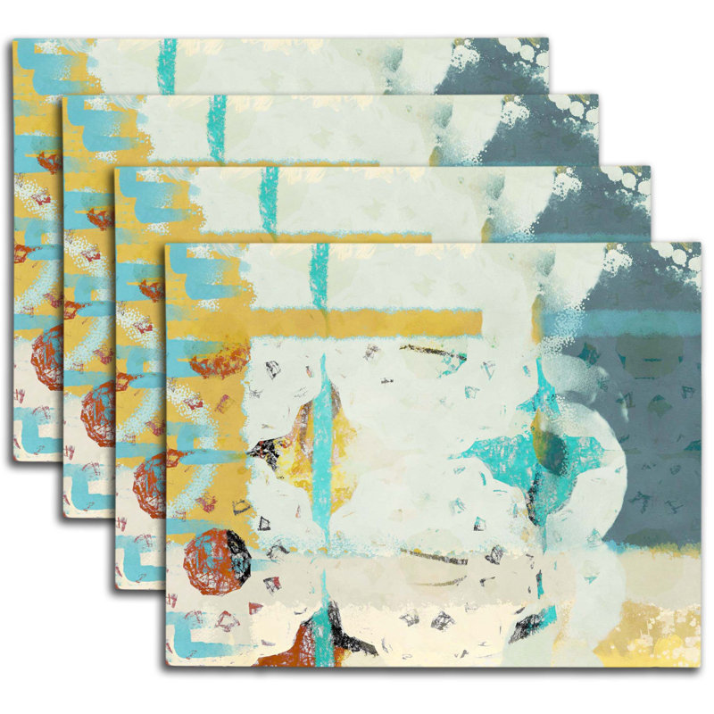 Napperon abstrait en polyester