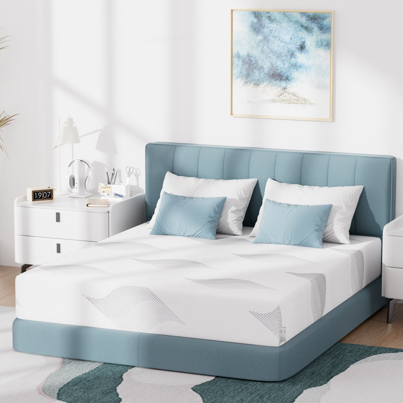 12" Medium Memory Foam Mattress for Back Pain Relief in a box with Washable Cover, California King, 12"
