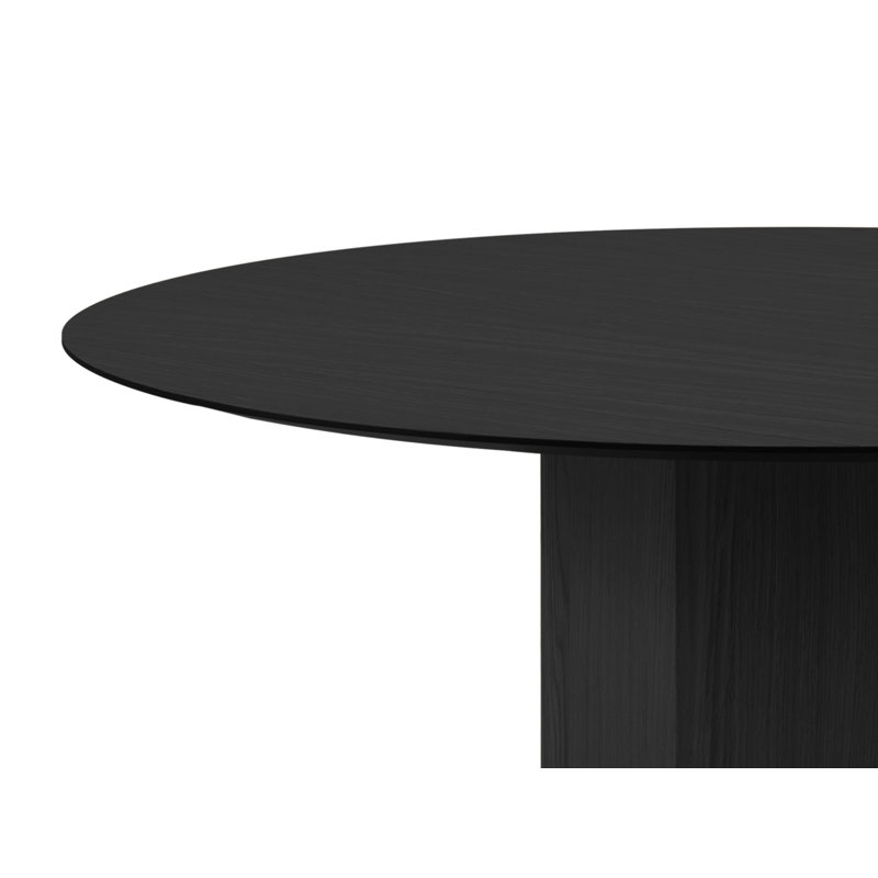 Chrissean Pedestal Coffee Table, Black