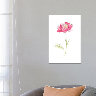 Pink Peony by Melissa Selmin - Painting on Canvas