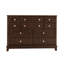 Commode 10 tiroirs Middle Century