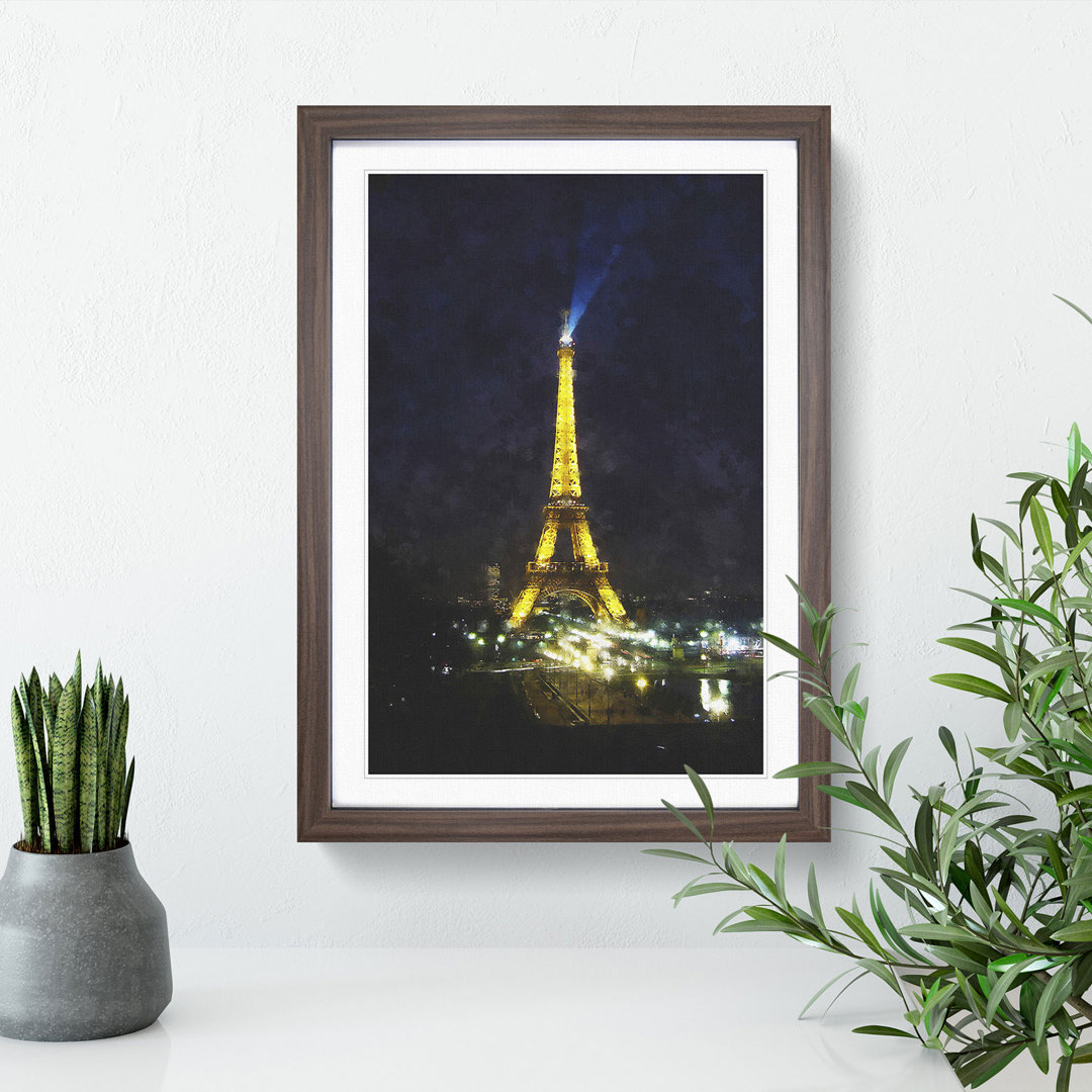 Eiffel Tower Vol.4 - Picture Frame Graphic Art