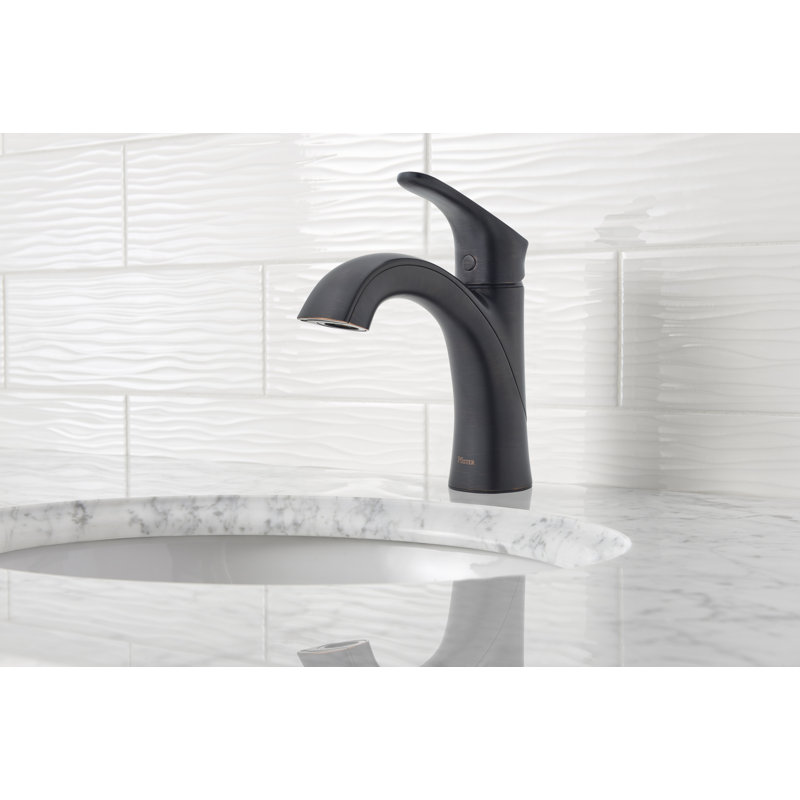 Weller Centerset Bathroom Faucet with Drain Assembly, Tuscan Bronze