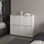 Armoire de rangement à chaussures inclinable avec plusieurs compartiments et design moderne