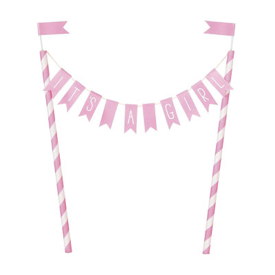 Paper New Baby Cake Topper