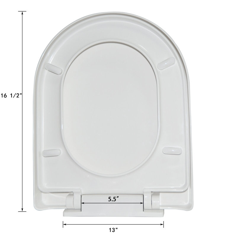 Siège de toilette rond assez fermé