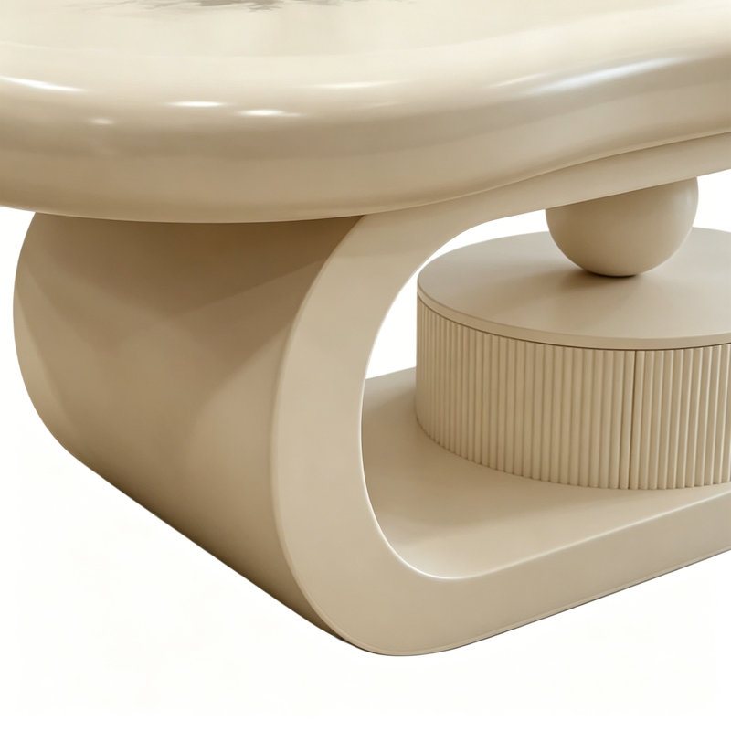 Fruge, White, Blanc, H 17,71 po x L 39,37 po x l 26,77 po