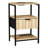 15 Inches Wide Nightstand - 1 Drawer, 2 Shelves, US Power Outlet-1462398083