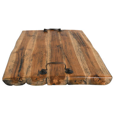 MOOGCO Walnut Cutting Boards - Large Thick Walnut Cutting Board with Juice Groove (17x12.6) Reversible Large Wooden Chopping Board