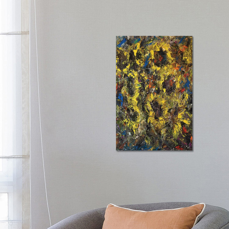Sunflowers 1 Piece Wrapped Canvas Painting, 66.04 cm H x 45.72 cm W x 3.175 cm D